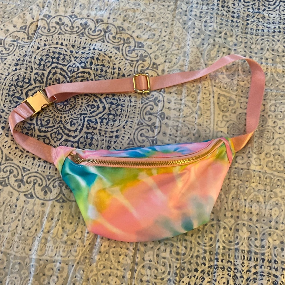 Fanny Pack Hip Pouch Tie Dye Adjustable Belt